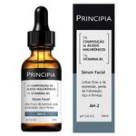 érum facial principia ah-2 ácidos hialurônicos + vitamina b5 hidratante antissinais 60ml