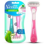 aparelho de depilar gillette venus sensitive 2 unidades