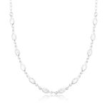 colar prata 925 luiza mota navetes cristal 40cm 201391 (mp)