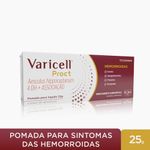 varicell proct pomada 25g+ 6 aplicadores fqm