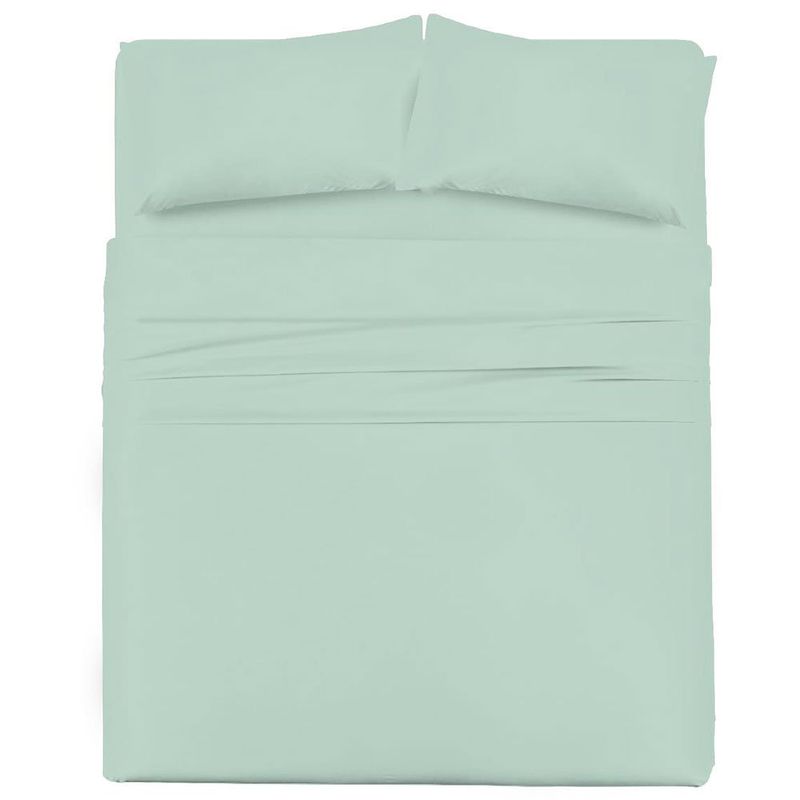 jogo de 4 peças cama king baumon confort premium verde