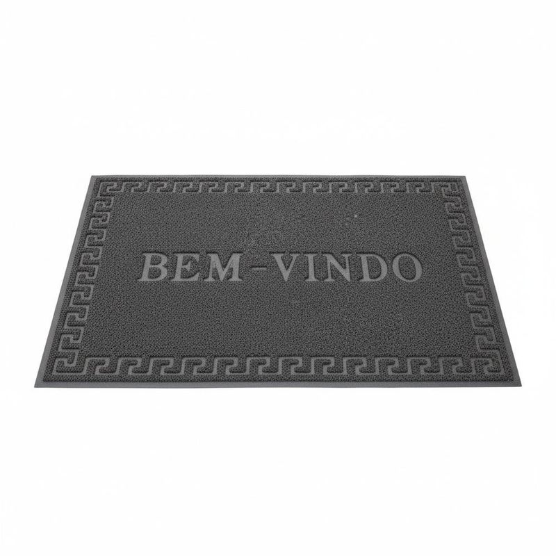 tapete capacho vinil bem vindo tapecol 40x60cm sortido (mp)