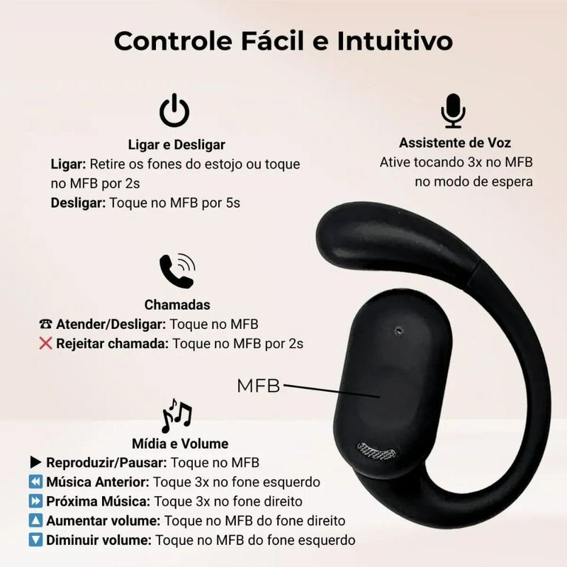 fone de ouvido bluetooth a'gold fn-ba8 preto (mp)