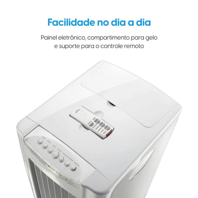 climatizador de ar elgin 7,5l com controle 4 em 1 127v branco (mp)