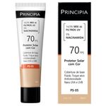 protetor solar principia 14,5% mix de filtros uv + 5% niacinamida fps70 cor 1.0 30ml