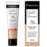 protetor solar principia 14,5% mix de filtros uv + 5% niacinamida fps70 cor 2.0 30ml