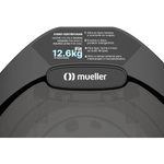 centrífuga de roupas mueller fit 12,6 kg preta