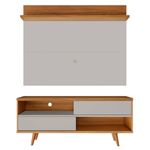 painel para tv até 50" notável freijó e off white nt1185