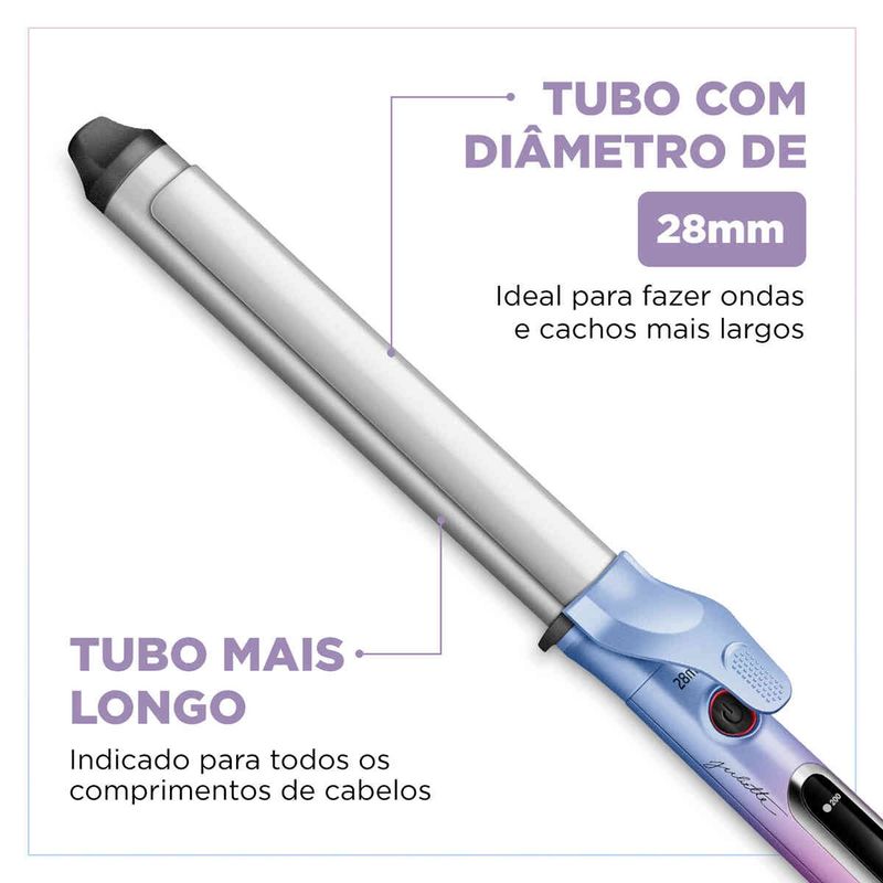 modelador mondial by juliette bivolt azul e rosa mc-ju-03