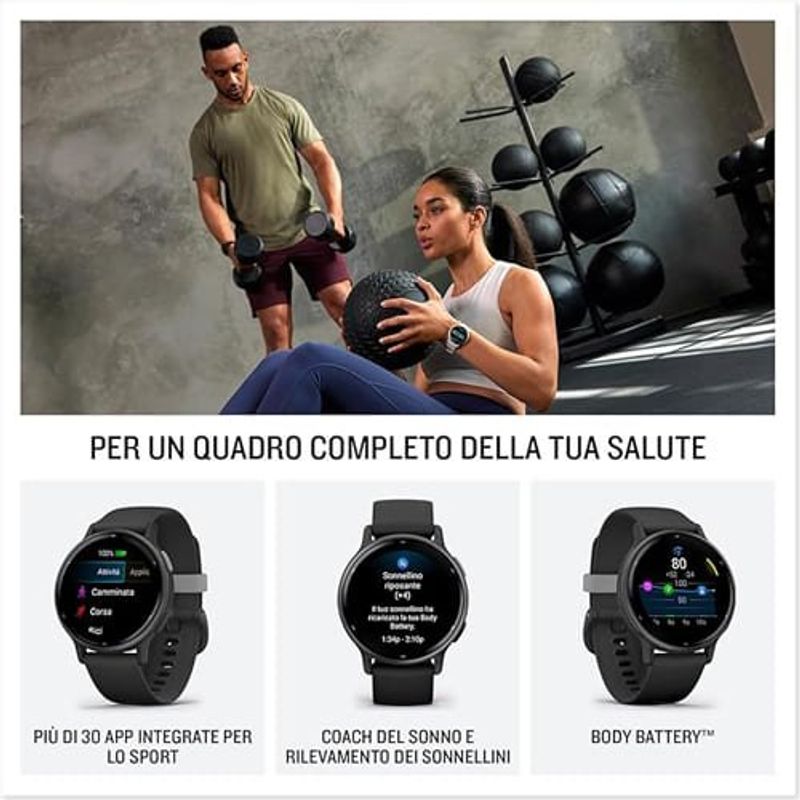 smartwatch garmin vívoactive 5 gps preto a-bi
