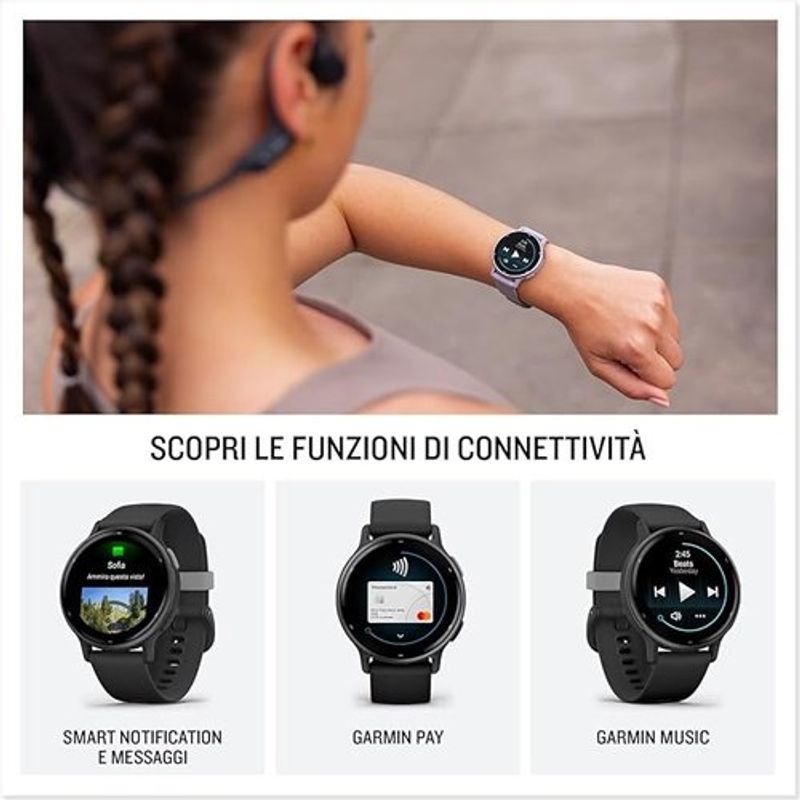 smartwatch garmin vívoactive 5 gps preto a-bi