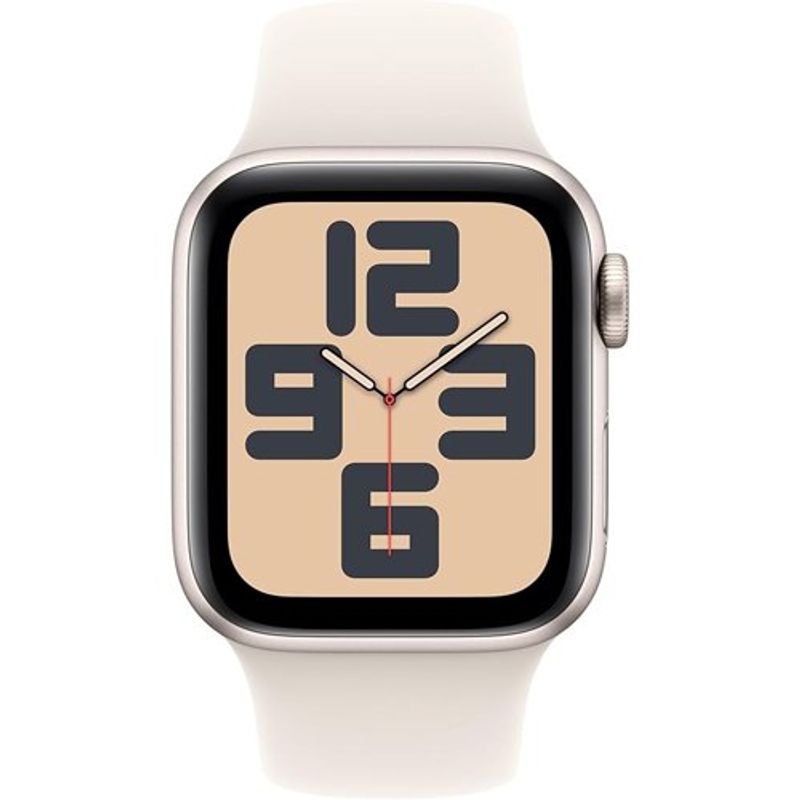 apple watch se gps com pulseira branca 40mm a-bi