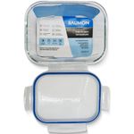 pote hermético retangular 2260ml baumon com tampa jl002