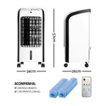 climatizador de ar itatiaia 4l com controle 4 em 1 127v branco (mp)
