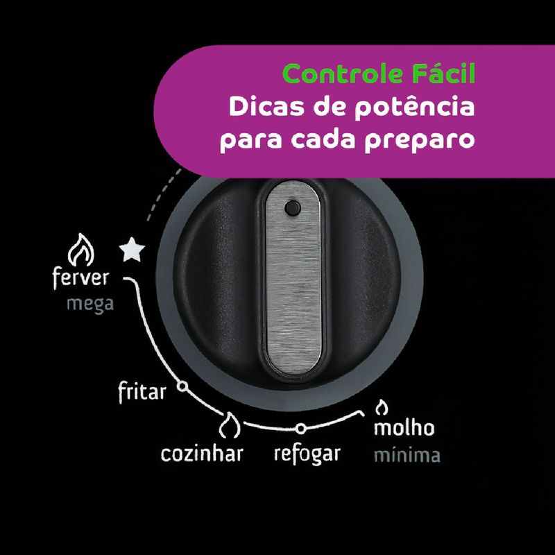 cooktop 4 bocas consul automático controle fácil preto cd060ae