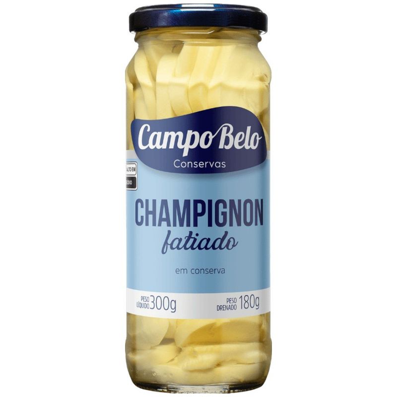 cogumelo champignon fatiado campo belo 180g