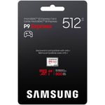 cartão de memória samsung microsdxc 512gb a-bi