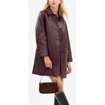 bolsa coach feminina plaza em couro maple marrom a-bi