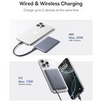 power bank baseus 5000mah cinza a-bi