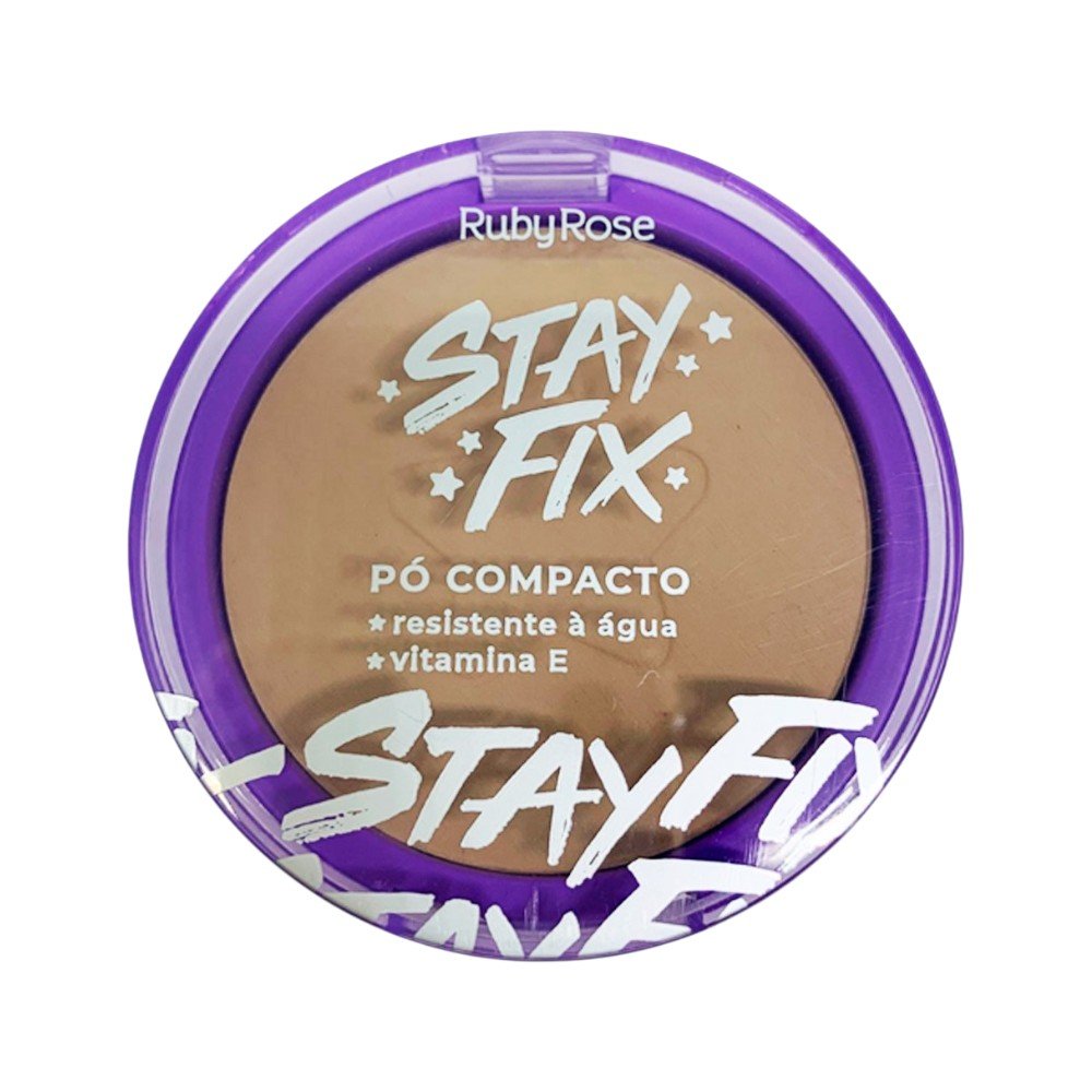 Pó Compacto Ruby Rose Stay Fix MC60 HB 8573
