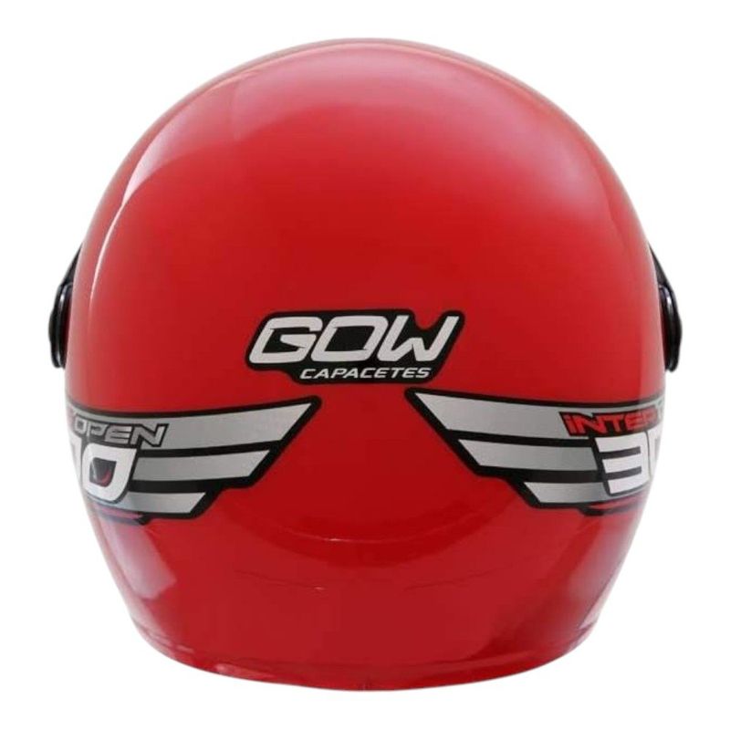 capacete gow interlagos open 300 vermelho 60 (mp)