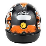 capacete gow interlagos preto e laranja 58 (mp)