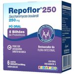 repoflor saccharomyces boulardii 250mg 6 envelopes legrand