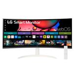 monitor lg qhd 34" hdr10 100hz branco 34sr60qc-w a-bi