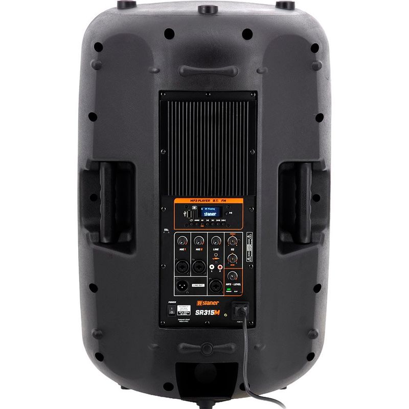 caixa amplificada staner ativa 250w sr 315m