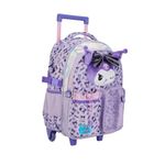mochila de rodinhas xeryus kuromi tween 43cm 16110 (mp)