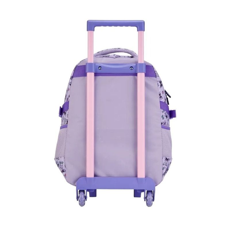 mochila de rodinhas xeryus kuromi tween 43cm 16110 (mp)