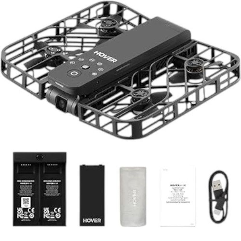 drone hoverair x1 câmera combo preto a-bi