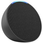 assistente de voz alexa echo pop preto a-bi