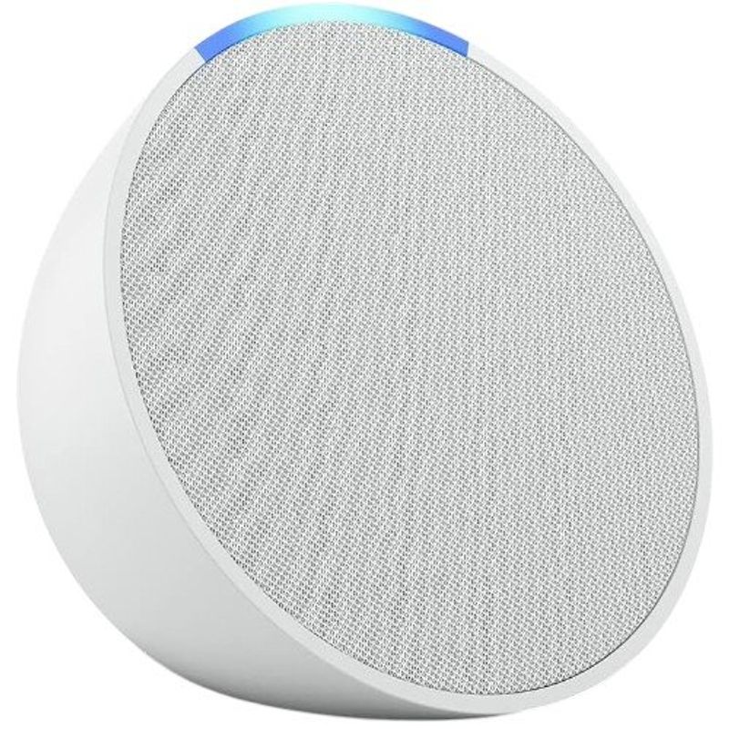 assistente de voz alexa echo pop branco a-bi