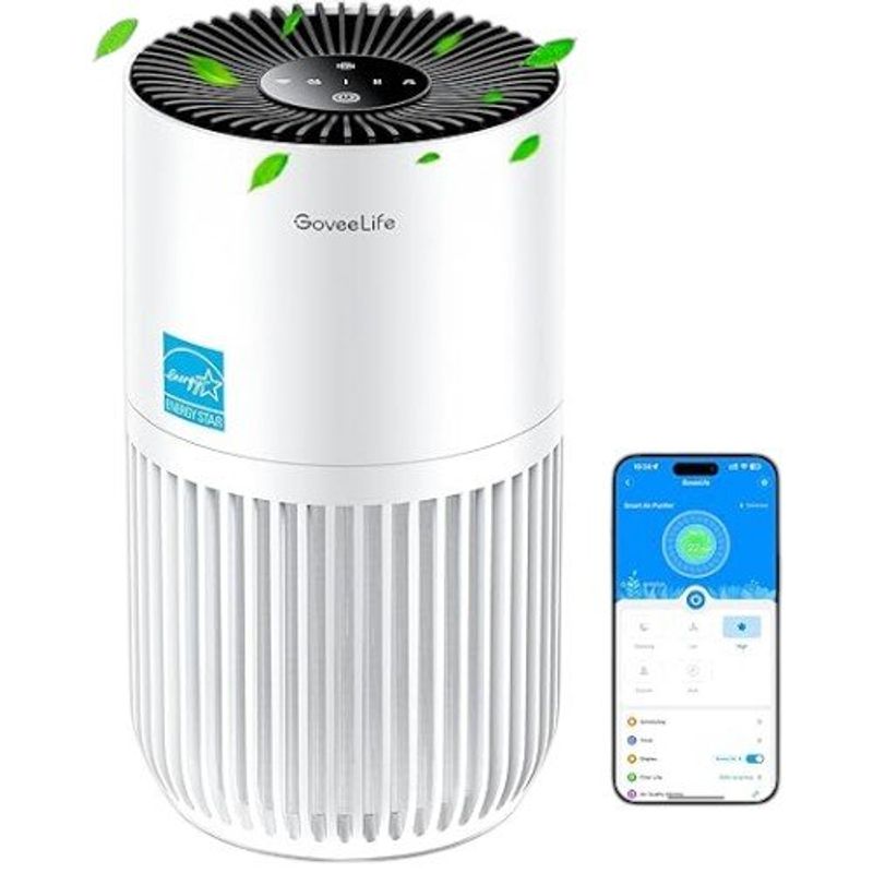 purificador de ar goveelife portátil branco a-bi