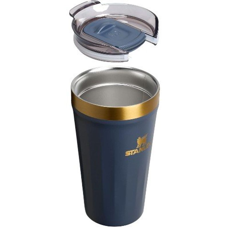 copo térmico stanley 473ml azul a-bi
