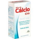 pró-cálcio d3 cálcio + colecalciferol 500mg 30 cápsulas arte nativa