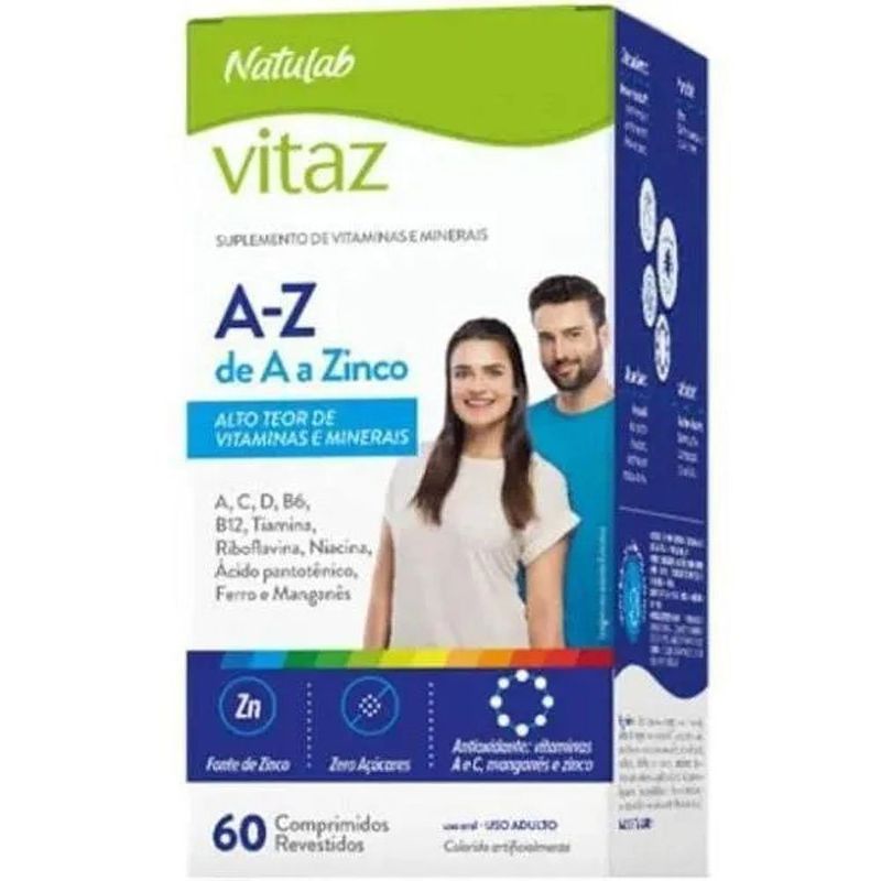 vitaz az 60 comprimidos revestidos natulab
