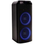 caixa de som amplificada polyvox bluetooth torre 1.500w preta xt-800t