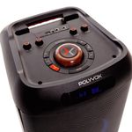 caixa de som amplificada polyvox bluetooth torre 1.500w preta xt-800t