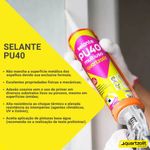 selante multiuso pu40 quartzolit 360g branco (mp)