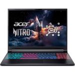 notebook gamer acer nitro v 16s ai 1tb/32gb geforce rtx 5060 tela 16" 180hz preto anv16s-41-r2aj a-bi
