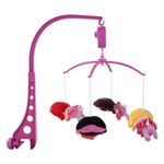 móbile musical giratório kitstar para berço princesas (mp)