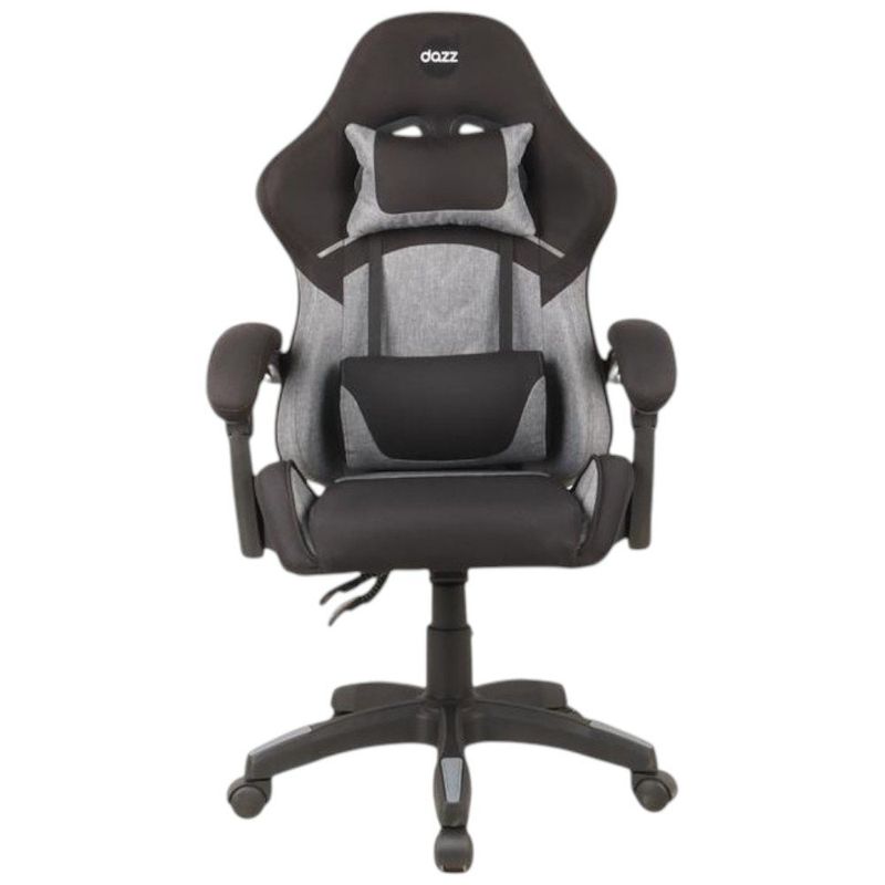 cadeira gamer dazz axion preto e cinza