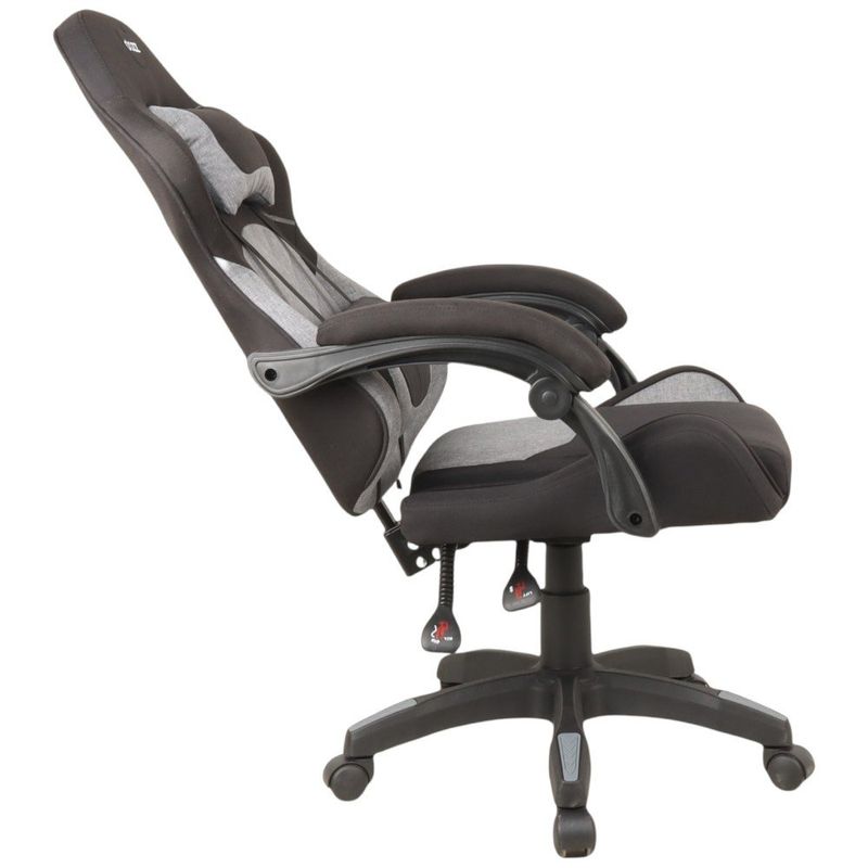 cadeira gamer dazz axion preto e cinza