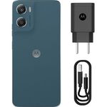 smartphone motorola g06 azul 128gb tela 6.9" câmera 50mp 4gb ram