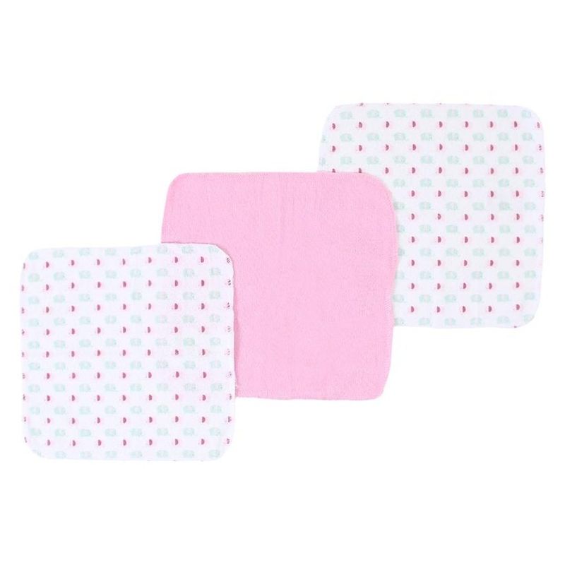 kit toalha com capuz camesa 4 peças estampa elefante (mp)