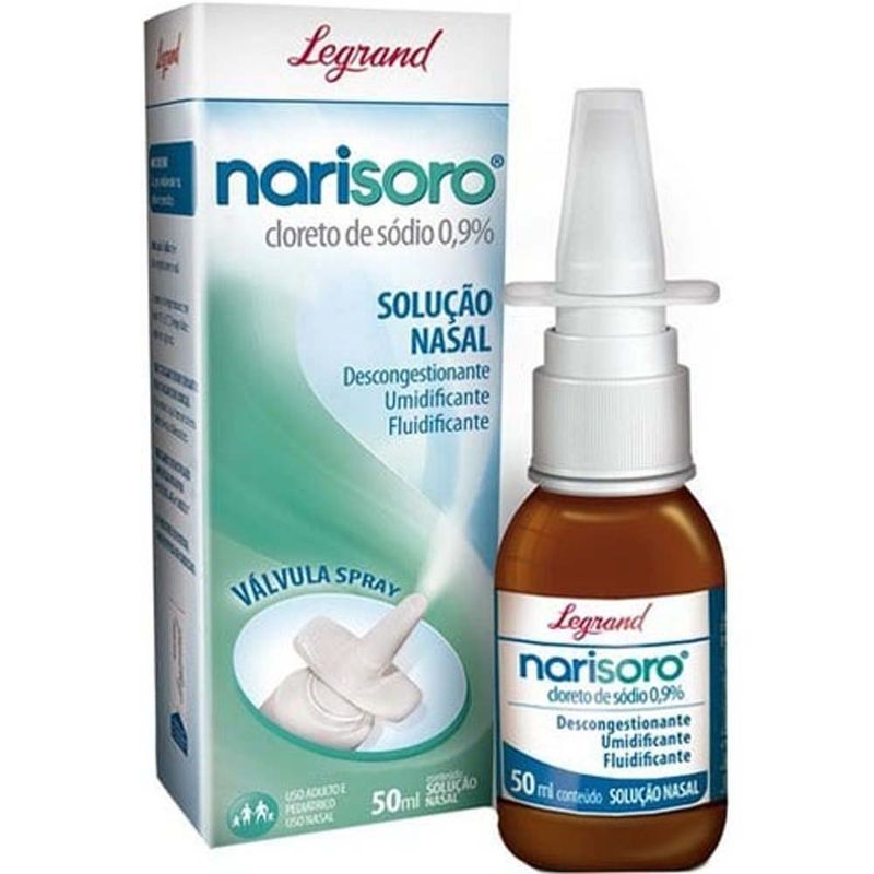 narisoro cloreto de sódio 0.9% 50ml solução nasal legrand
