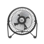 ventilador de mesa usb 15,5cm bright preto