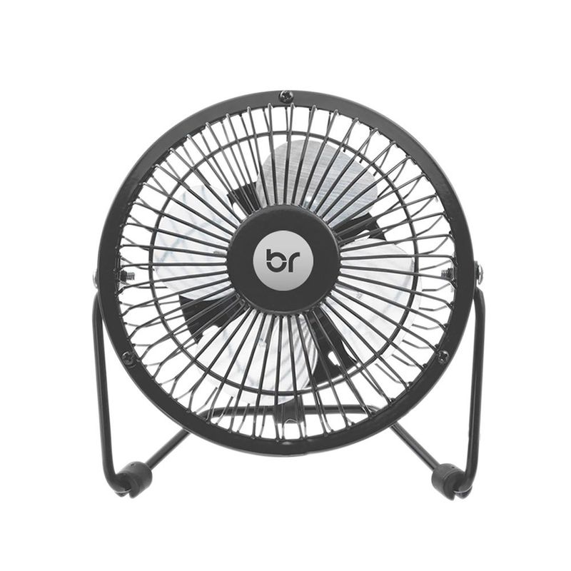ventilador de mesa usb 15,5cm bright preto